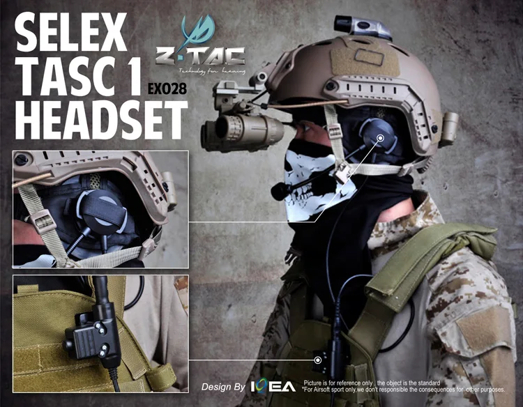 Z-тактический страйкбол военный Selex TASC1 гарнитура и Peltor PTT наушники для BAOFENG888S Kenwood Walkie Talkie Softair радио