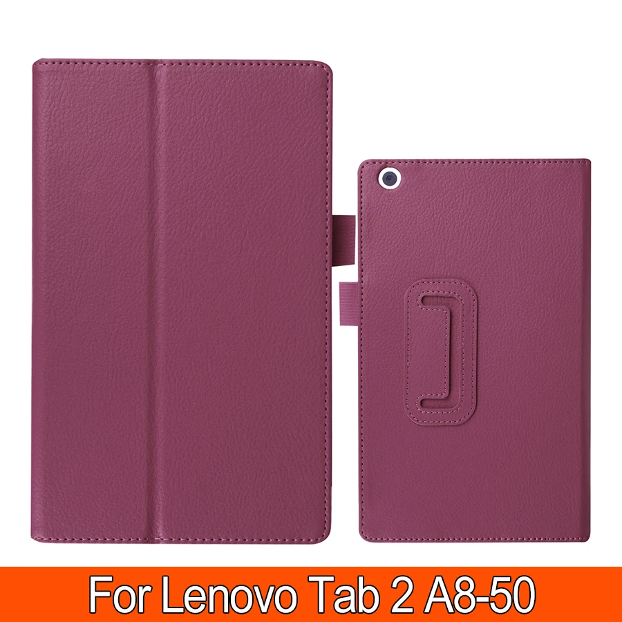 Модный раскладной чехол для lenovo Tab 2 A8 8,0 из искусственной кожи Защитная крышка для lenovo Tab 2 A8-50 A8-50F A8 50 " чехол для планшета