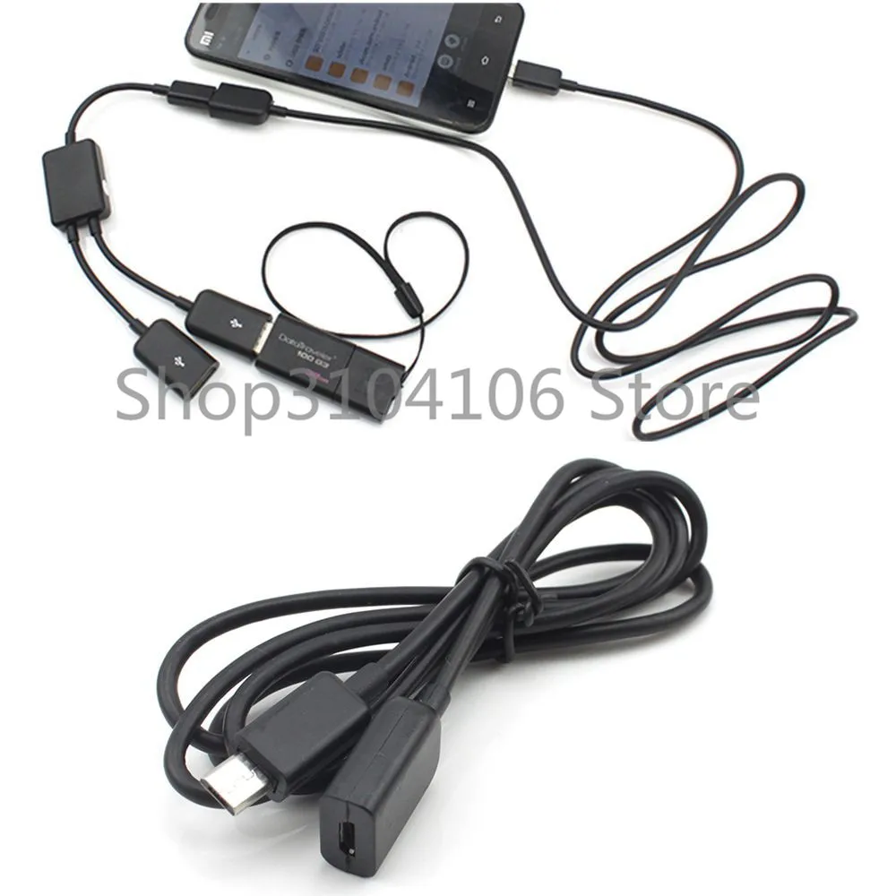 1 м микро USB удлинитель папа к Micro usb Женский кабель для зарядки OTG адаптер телефона