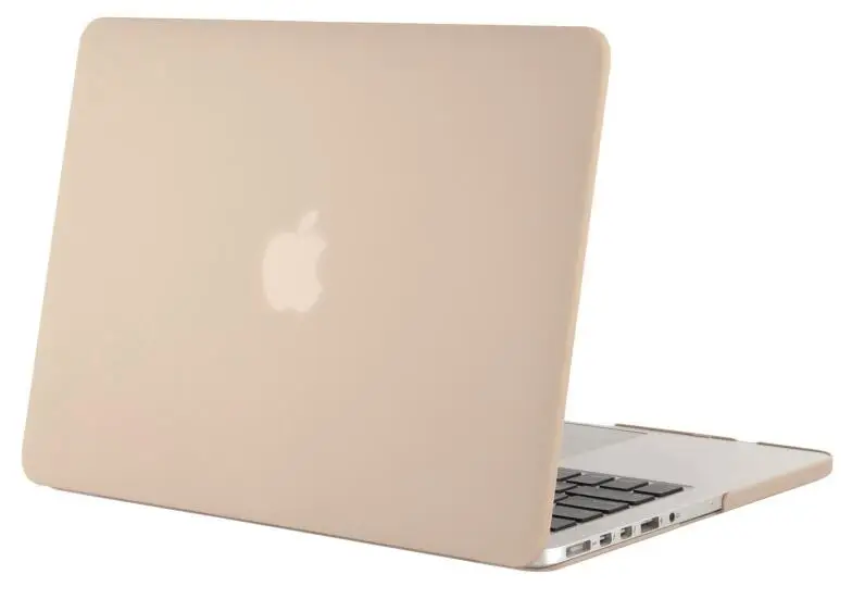 Mosiso Mac Pro Air 13 матовая Защитная крышка чехол для Macbook Pro 13 15 retina A1502 A1425 A1398 год - Цвет: Camel Case