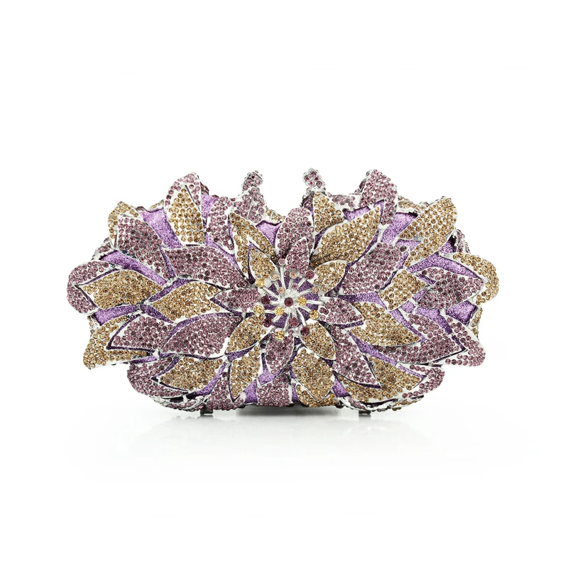 

purple luxury crystal clutch bags bling rhinestone evening bags purple women evening clutch bags party bag (88182A-P)
