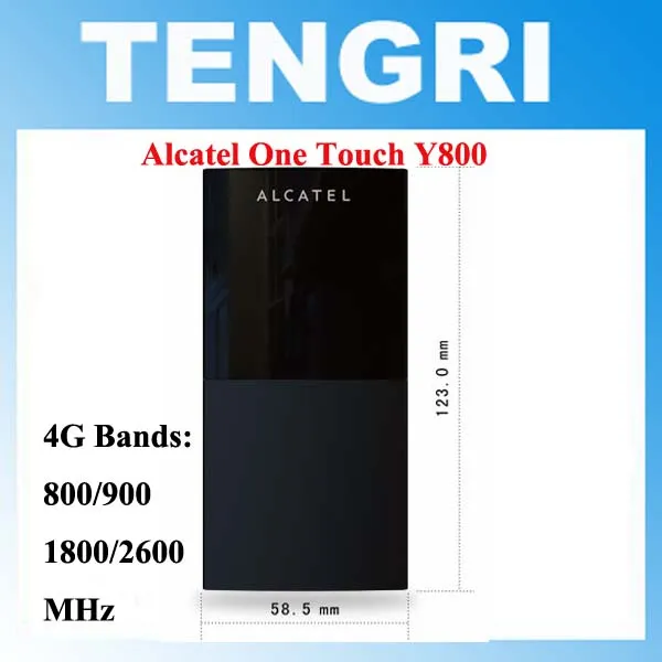 Разблокированный оригинальный Alcatel One Touch Y800 4G LTE FDD 100 Мбит/с Мобильный Wi Fi точка