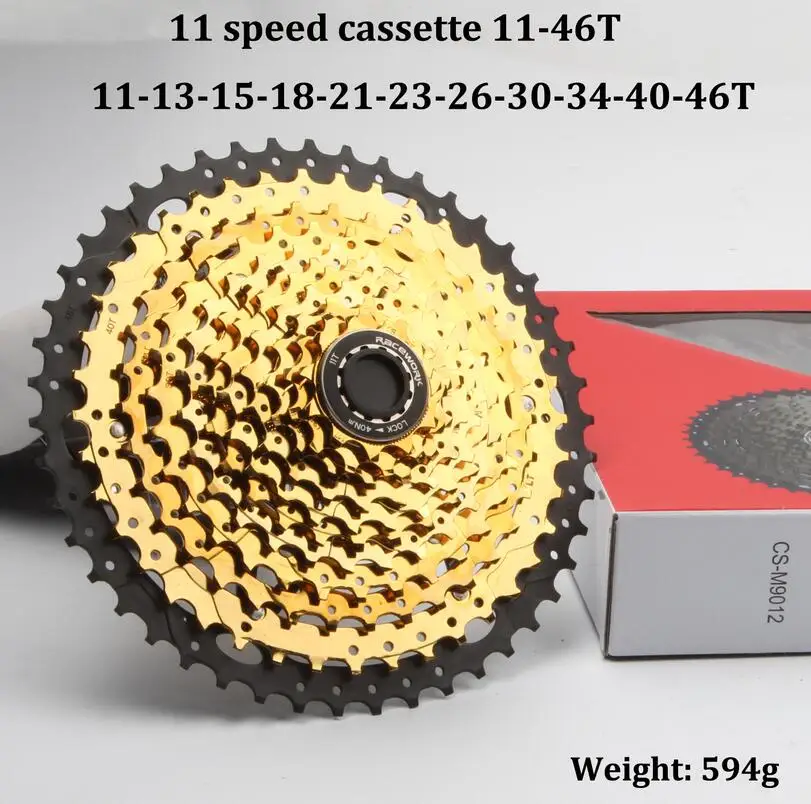 11-46T 11 скоростей кассета 11-46T 11-50T 11-52T CYSKY MTB кассета 11 скоростей для горного велосипеда MTB BMX SRAM Shimano sunracing - Цвет: 11-46T