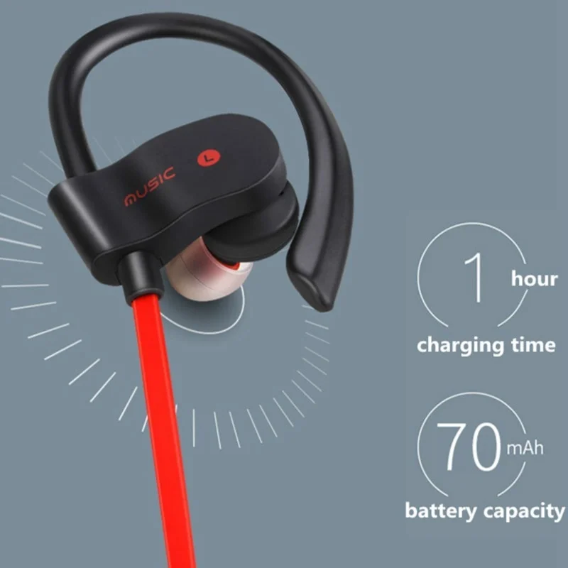 Водонепроницаемый беспроводной bluetooth-наушники спортивные bass bluetooth наушники fone де