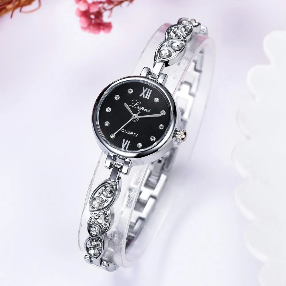 Часы женские кварцевые с браслетом Роскошные Аналоговые модные креативные