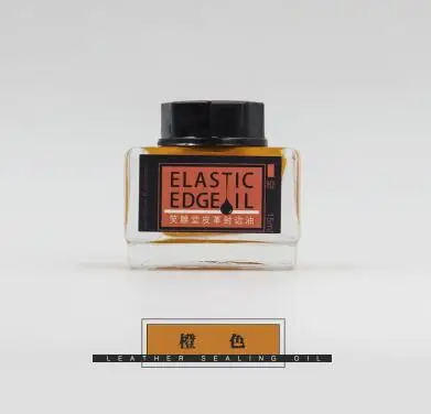 15ml orange 11 цветов на выбор 15 мл/60 мл красочная краска кожа край масло кожа уплотнение край масла краска подчеркивает край масло - Цвет: 15ml orange