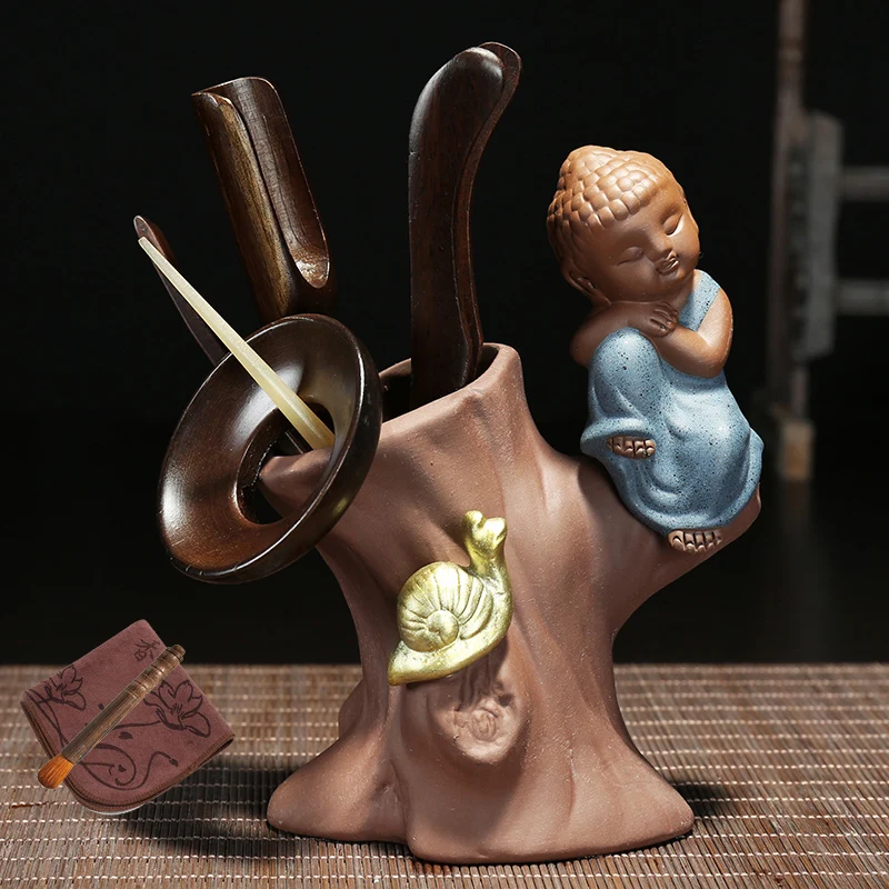 Чайный набор кунг фу чайная церемония маленький монах чайные принадлежности