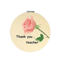 jweijiao flowers and apples hand mirror thank you teacher vanity mirror tools accessories for math teacher fq417