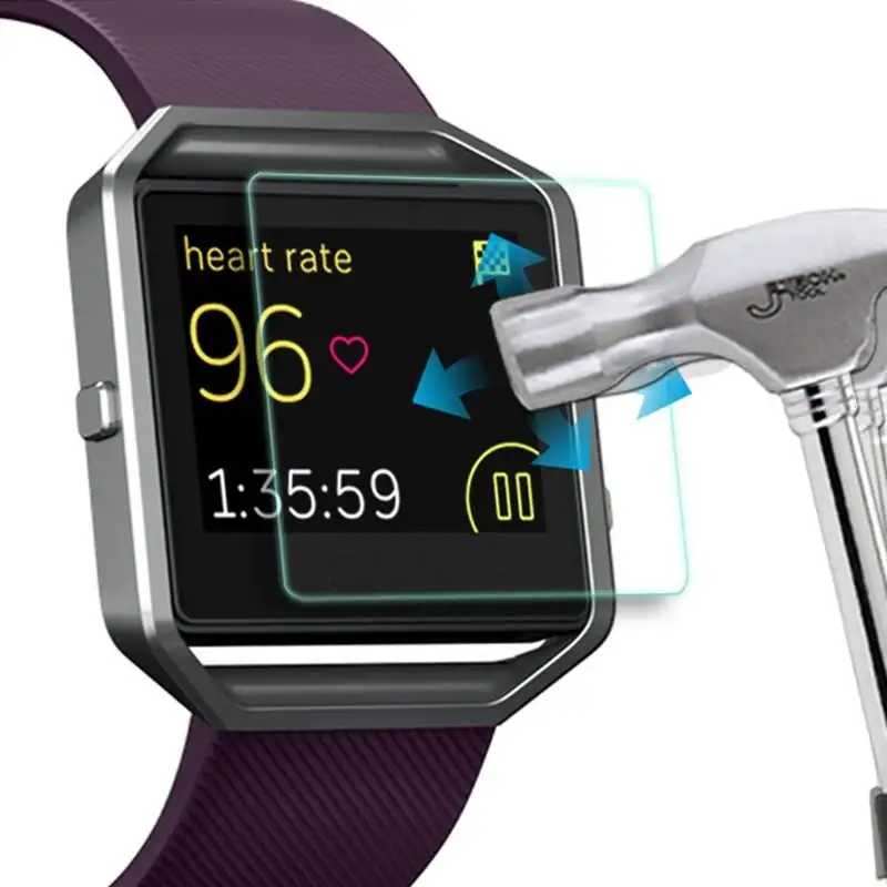 2 шт. HD Прозрачная защитная пленка из закаленного стекла защита для Fitbit Surge/Blaze Sport