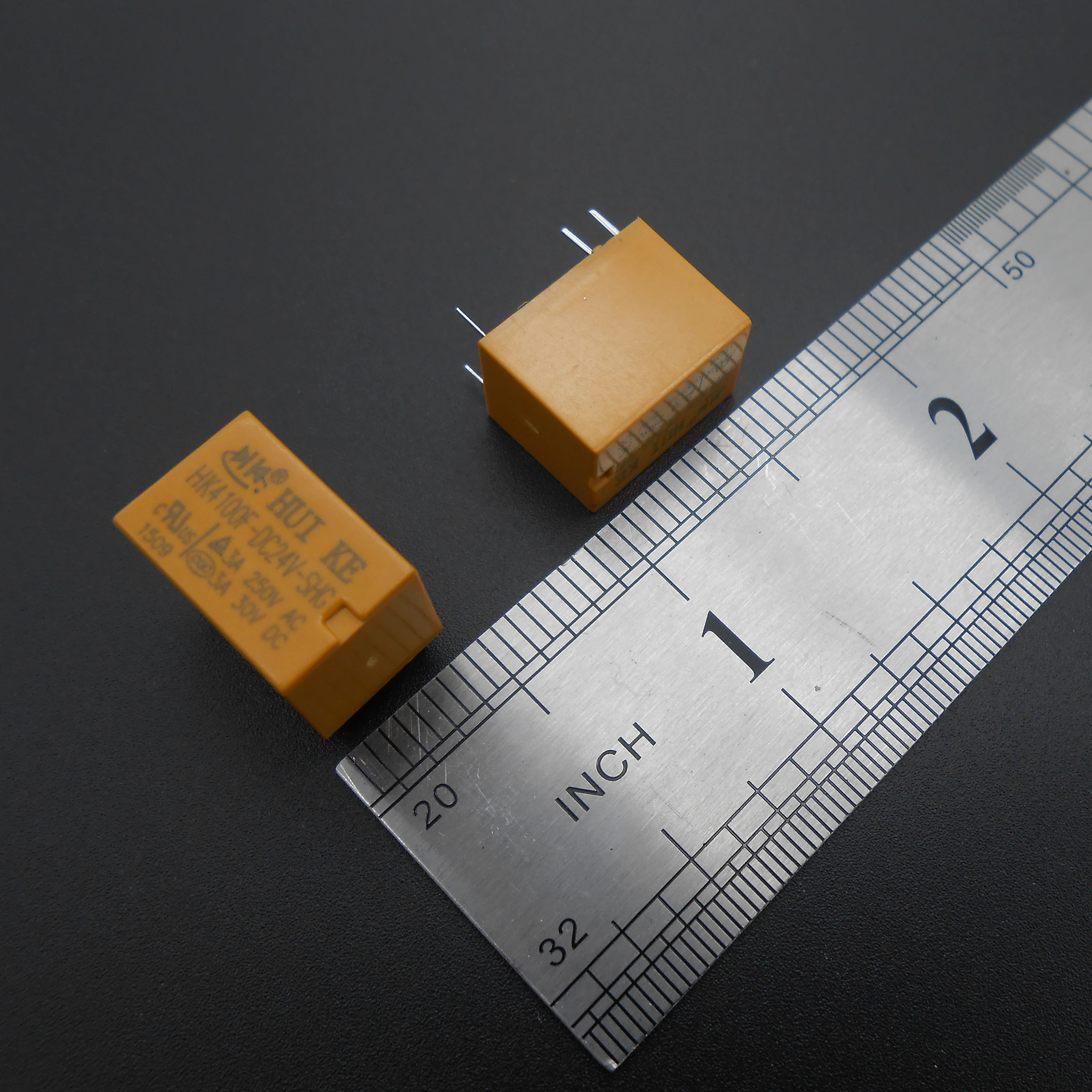 100 шт./лот HK4100F-DC24V-SHG DC 24V Вольт Желтый Мощность реле DC24V 3A 6pins, hui Ke 1C 1A 1B 750VA/90W 120ohm HuiKe 6-Pin-код * FD400