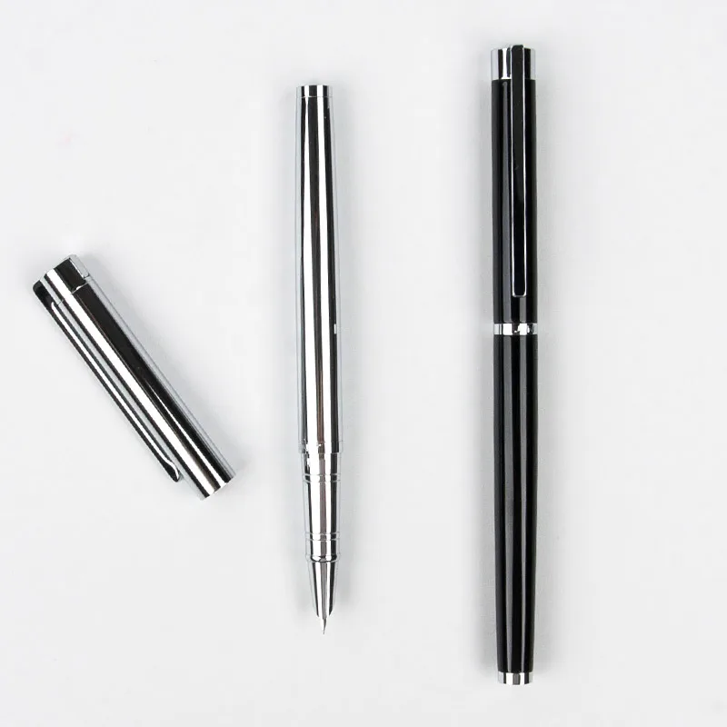

Бесплатная доставка канцелярские принадлежности Jinhao Luxury Metla подарочная ручка 0,38 мм дополнительный тонкий наконечник перьевая ручка черные...