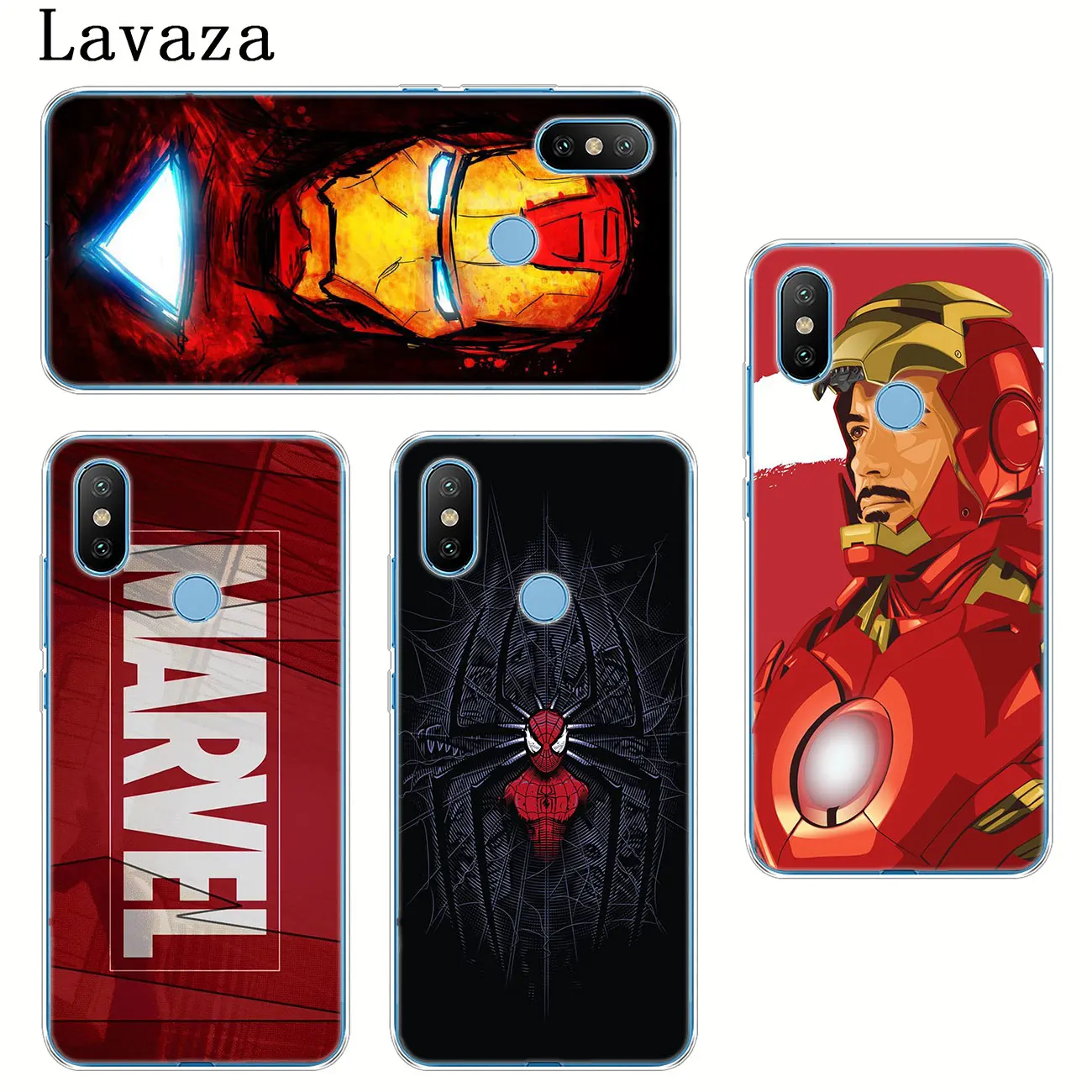 Твердый чехол для телефона Lavaza с человеком пауком Железным Marvel Xiaomi Redmi K20 8A 7A 6A Note 8