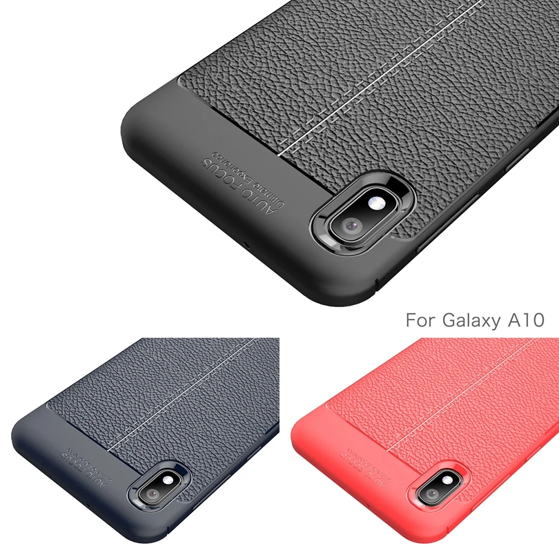 Роскошные мягкие силиконовые чехлы с зернистой текстурой для Samsung Galaxy A10 / A 10