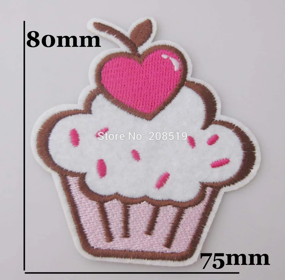 

AE0024 Милая Аппликация Icecream 80 мм * 75 мм 20 шт./лот детская одежда патч утюжок на Скрапбукинг