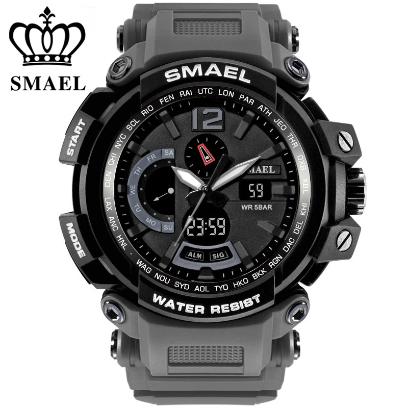 Relogio masculino SMAEL Брендовые спортивные часы для Для мужчин 5AMT наручные цифровые