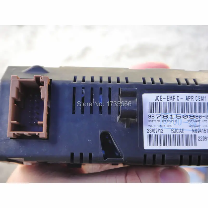 10 шт. оригинальный автомобильный экран Поддержка USB и Bluetooth дисплей ЖК желтый 12