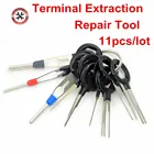 11 шт. авто разъем печатной платы жгут проводов терминал извлечения Палочки разъем обжимной контакт задняя игла для удаления набор инструментов