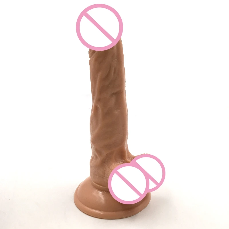 Большой/огромный фаллоимитатор без вибратора реалистичный силиконовый пенис и
