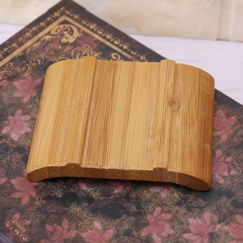 Bamboo Soap Storage Holder Natural Wooden Box Travel Rack Plate | Обустройство дома