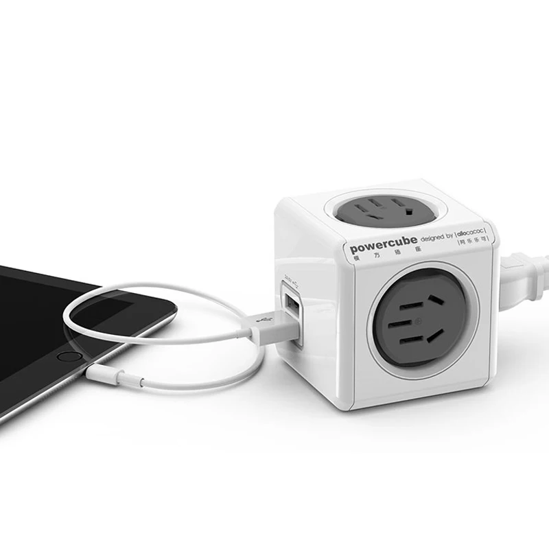 Allocacoc оригинальный умный дом электронный разъем power cube блок питания розетка