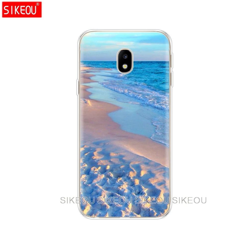 Силиконовый чехол для телефона Samsung Galaxy J3 J5 J7 2017 J330 J530 J730 PRO j2 2018 красивый морской