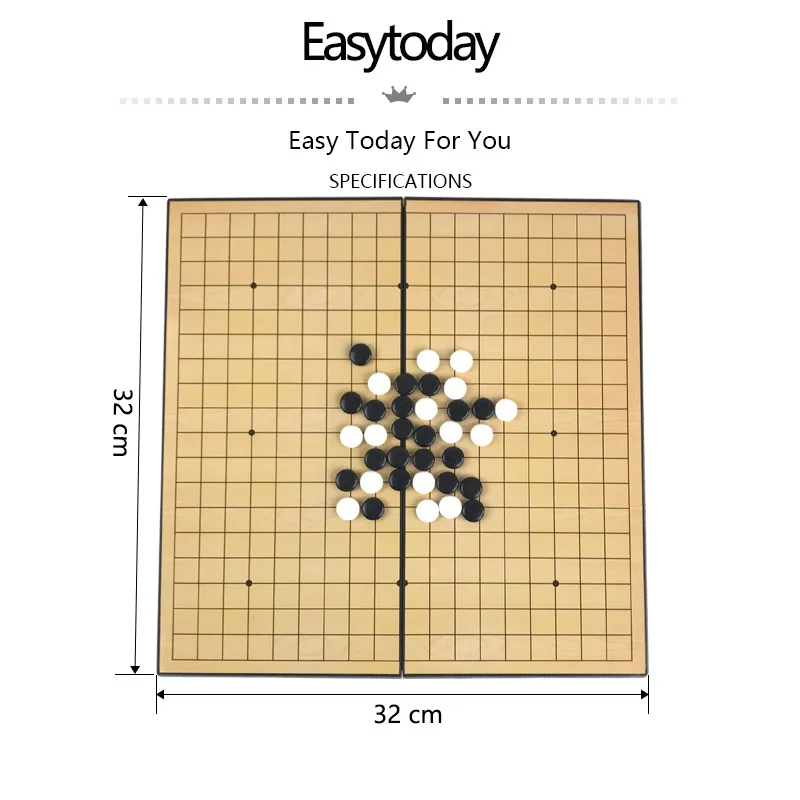 Easytoday Стандартный Go игры Пластиковые Складные шахматы доска магнитные шахматы штук развлечения игры набор Высокое качество подарок