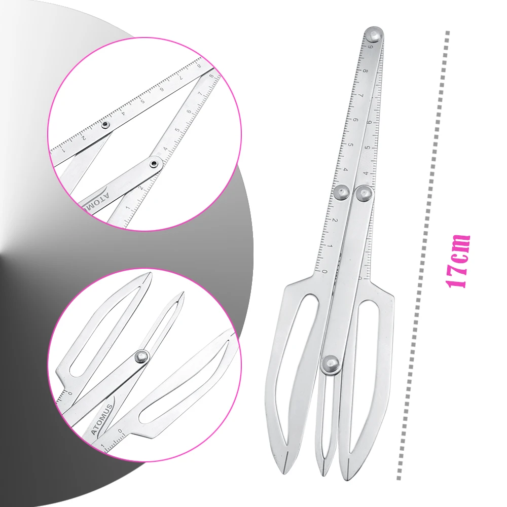 Линейка для макияжа ATOMUS Microblading Перманентная линейка Коррекция бровей макияж