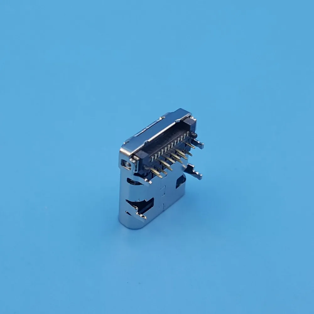 10 шт. высокоскоростной USB 3,1 Тип C женский 24Pin 4 ноги печатного монтажа припоя Разъем