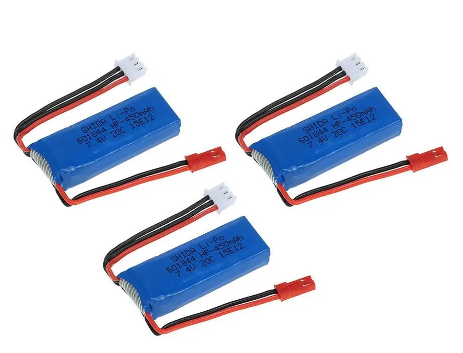 2 шт./лот 7 4 в 450 мАч 20C Lipo аккумулятор 2S для WLtoys K969 K989 K999 P929 P939 RC Car | Игрушки и хобби
