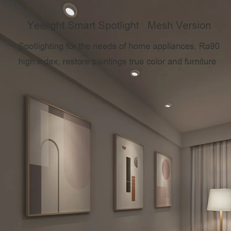 Новейший Xiao mi Yeelight прожектор Bluetooth сетчатая версия умный прожектор работает с yeelight шлюзом с mi home app