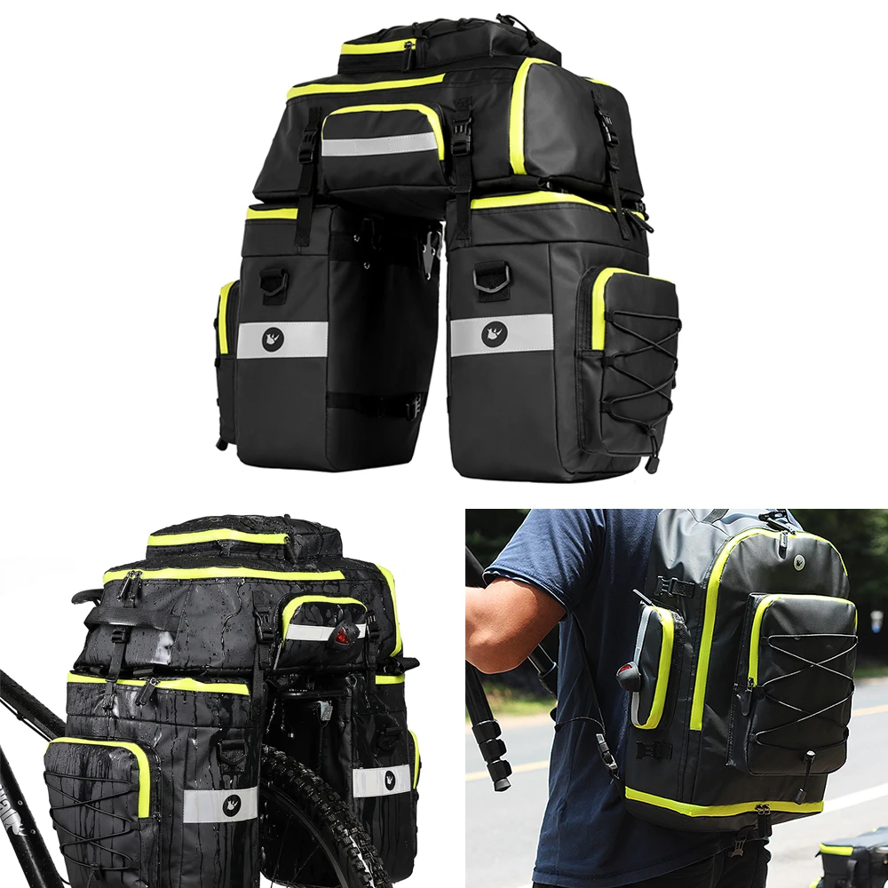 Мотоциклетная сумка Седло для мотокросса шлема рыцарь дождевой хвост багаж 3 в 1