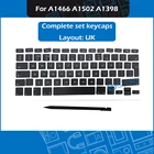 Набор клавиш для Macbook Air Pro, 13 дюймов, 15 дюймов, 50 компл.лот, AP08, AP11, A1466, A1502, A1398, Великобритания