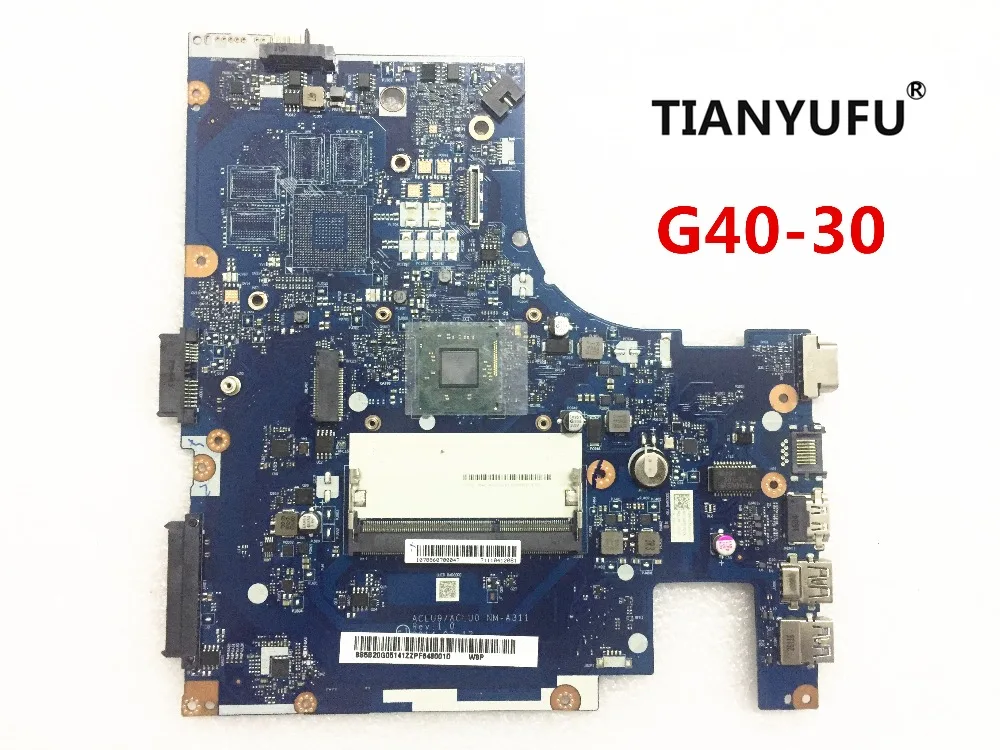 Абсолютно новая материнская плата ACLU9/ACLU0 NM-A311 для lenovo G40 G40-30, материнская плата для ноутбука с процессором(для процессора intel), протестированная на