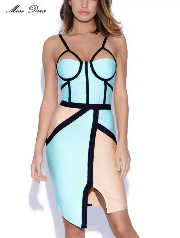 2016 лето телесный Белый Черный Сплит Лоскутная открытая спина Вечеринка Пром