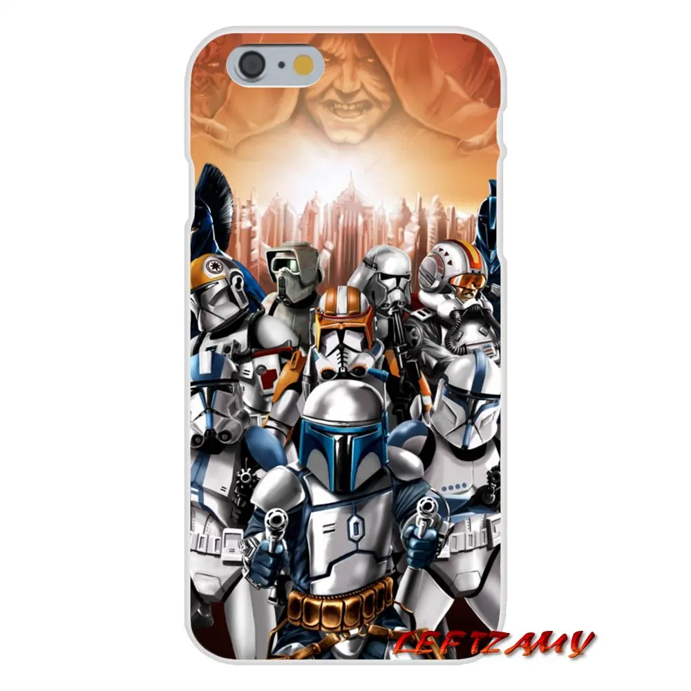Для iPhone X XR XS MAX 4 4S 5 5S 5C SE 6 6S 7 8 Plus Звездные войны Troopers аксессуары чехлы для