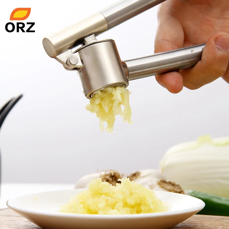 ORZ Нержавеющая Сталь Чеснок Aqueeze кухня Squeeze инструмент сплав Ginge дробилка для чеснока прессы кухонные аксессуары