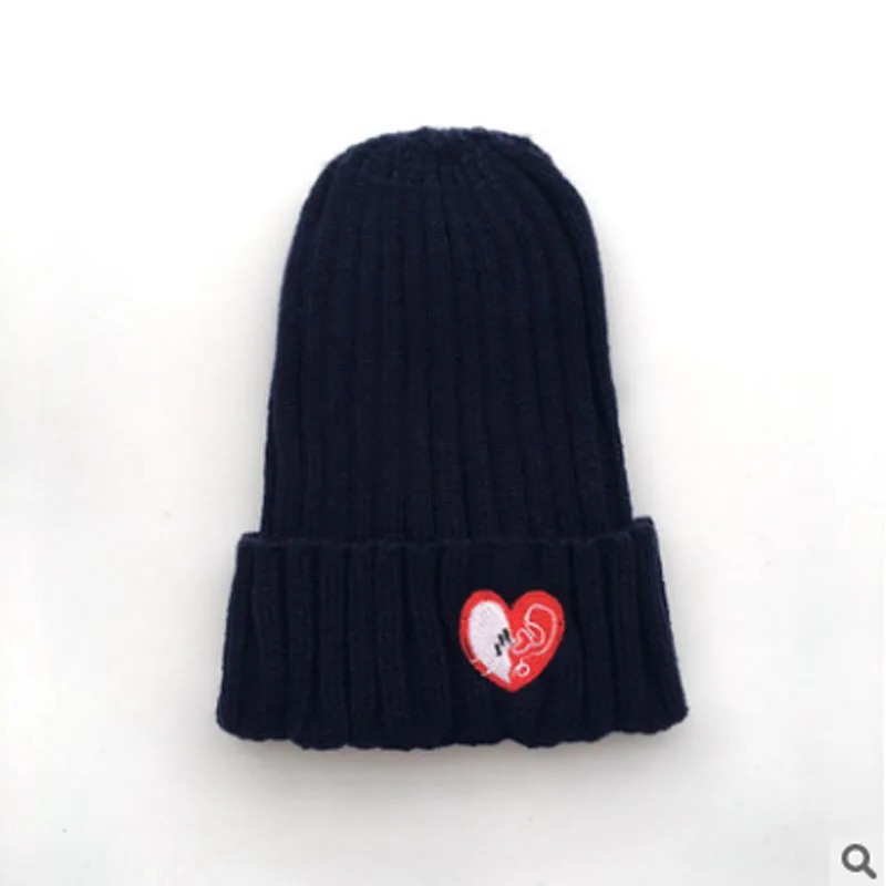 Y Hot Billie Eilish Beanies for Girls Boys Casual Embroidery Knitted Winter Hat Plain Blank Men Women Hip-hop Skullies Bonnet Cap - Цвет: Y