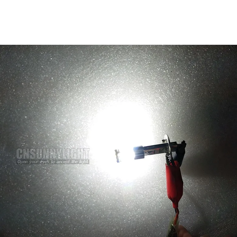 Тип СВЕТОДИОДА направленного света CNSUNNYLIGHT-H1 высокое Мощность светодиодный головы передние Противотуманные фары лампы Авто 12V Супер белый 6000 К стайлинга автомобилей замена лампы