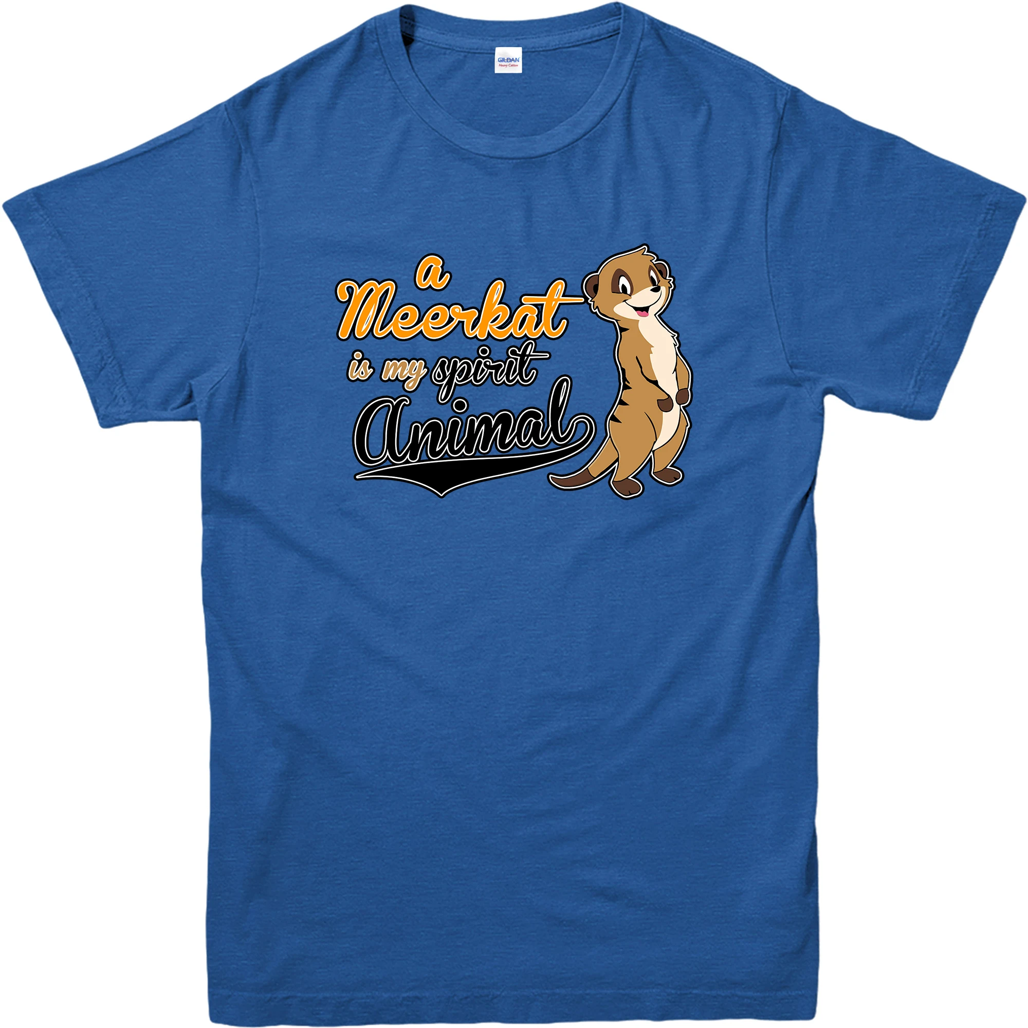 Футболка meerkat is my spirit animal забавные имитирующие спиртные животные тематическая