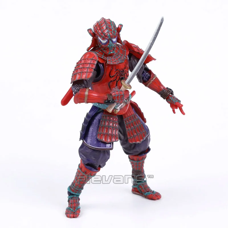 MEISHO Kabukimono Дэдпул самурайский Железный человек Капитан Америка Человек-паук ПВХ фигурка Коллекционная модель игрушки