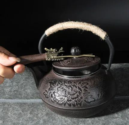 Высококачественный Железный чайник кунг-фу ПУ-эр чая со Кунг фу Чайный чугунные
