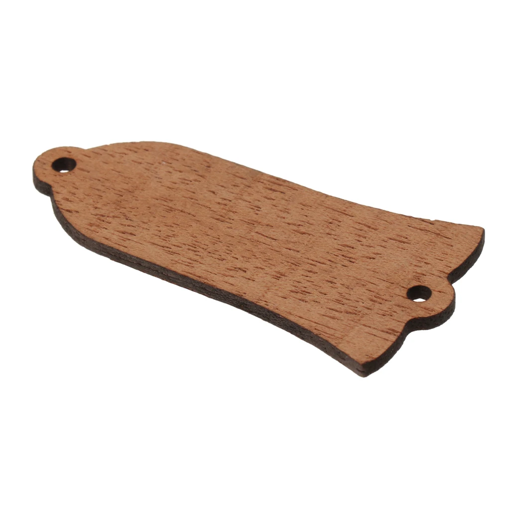 Electric Guitar Truss Rod Cover 2/3 Holes DIY Part Rosewood/Mahogany Bell Shape Accessories | Спорт и развлечения