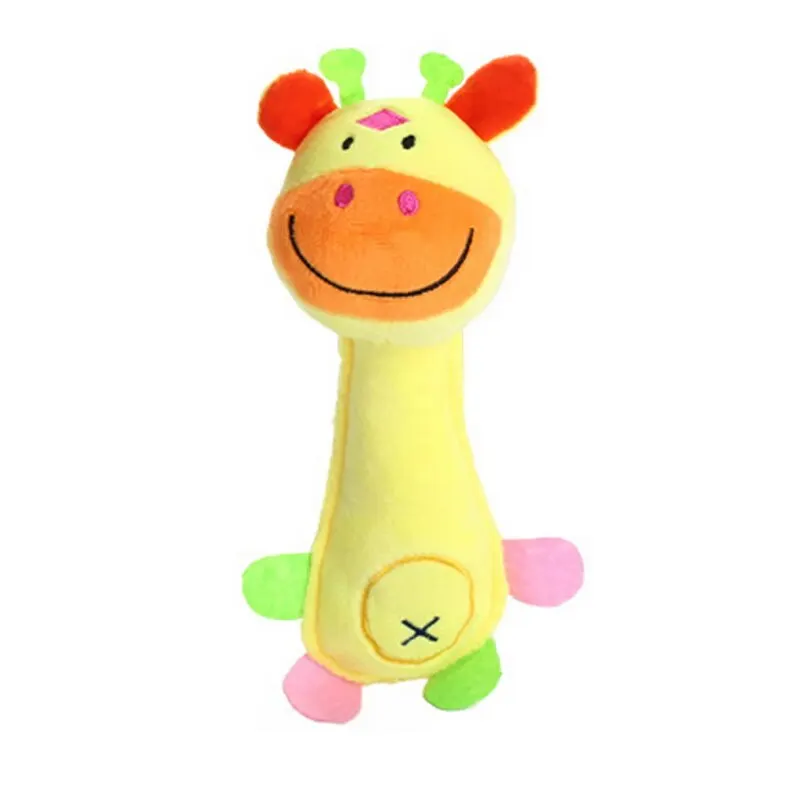 High Quality Pet Dog Cat Plush Squeak Sound Dog Toys Pet Puppy Chew Squeaker Squeaky Plush Sound Duck Pig& Elephant Toys New - Цвет: style 3