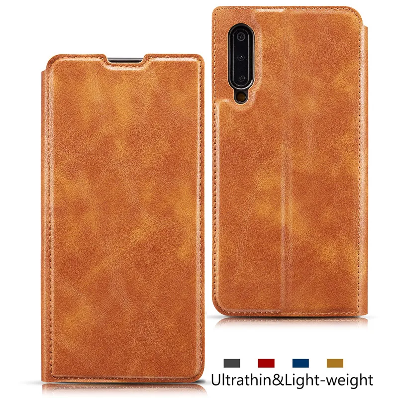 Ультратонкий флип-чехол-бумажник для телефона Samsung Galaxy A20 A30 A20E SM-A205F A205G A202F