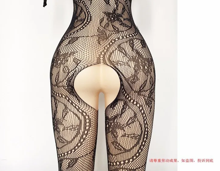Sexy Stocking Lenceria Tights Women Stockings Open Crotch Pantyhose Lingerie BodySuit Costume Bodystocking Mujer QQ006 | Женская одежда