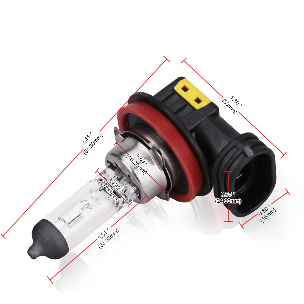 2 шт. автомобильные галогенные лампы H8 55 Вт 4300 К 12 В|halogen headlight bulbs|bulb h8light h8 |