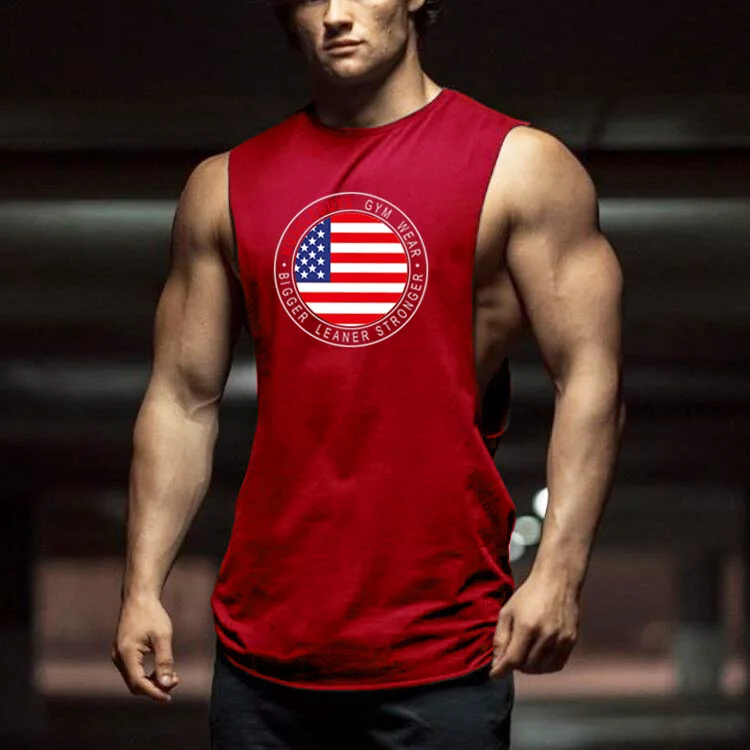 Майка Muscleguys мужская с вырезами без рукавов одежда для бодибилдинга и фитнеса
