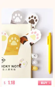 1 шт. корейские канцелярские модные Kawaii предупреждающий знак Набор стикеров для заметок N Times наклейки Закладка Флаги указательный коврик Tab