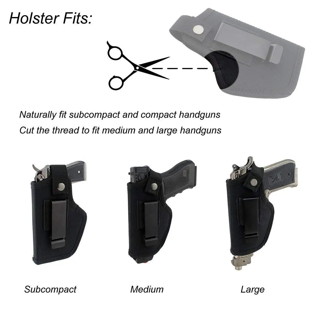 Для Правшей или левшей, потайная Кобура Для Пистолетов Glock 17 19 22 23 43 Sig Sauer P226 P229 Ruger Beretta 92 M92 s& w
