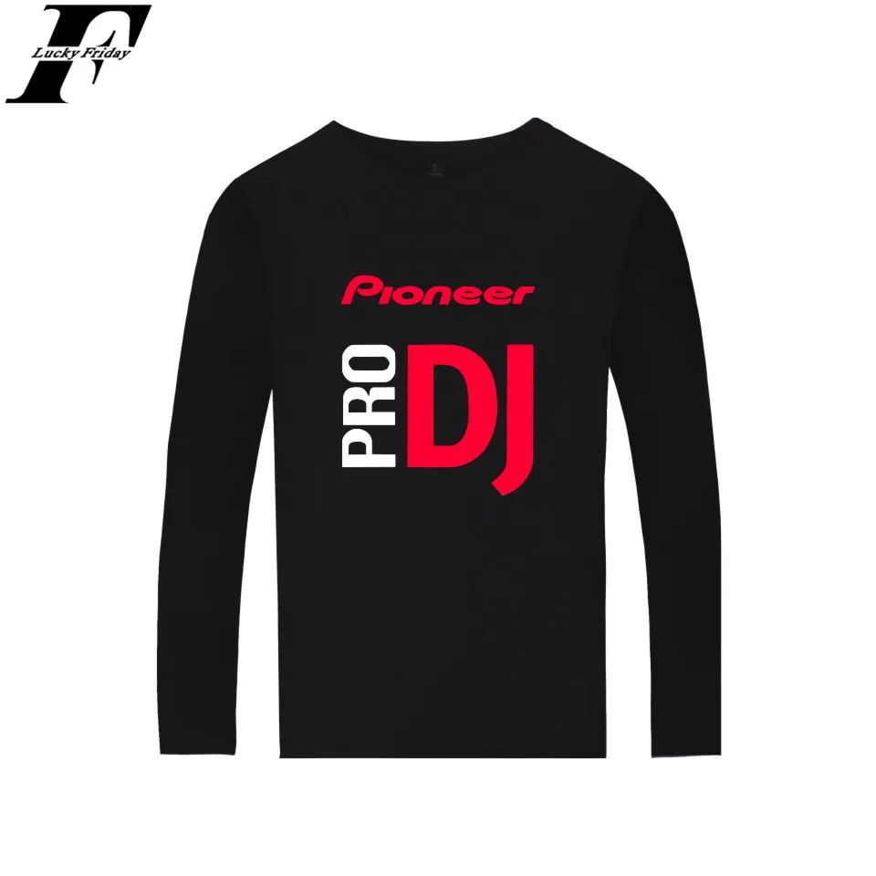 LUCKYFRIDAYF Pioneer Pro Dj футболки с принтом хип хоп Спорт для женщин и мужчин повседневная